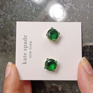 Kate spade emerald earrings